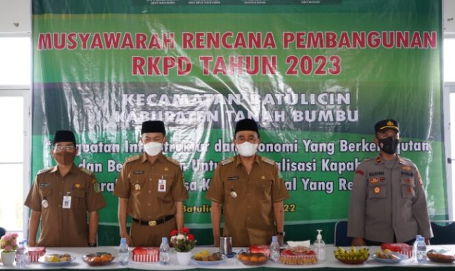 
 Bupati Tanbu Sampaikan 4 Program Prioritas Pada Musrenbang RKPD Tahun 2023