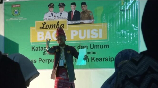 
 Siti Nurfadilah Siswi SMPN 2 Batulicin Juara Lomba Baca Puisi Dispersip Tanah Bumbu