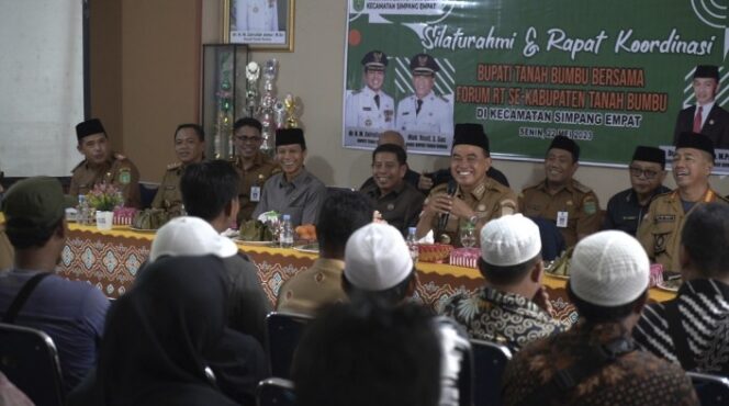 
 Bupati Zairullah Azhar Hadiri Silaturahmi dan Rakor Dengan Forum RT se- Kabupaten Tanah Bumbu.